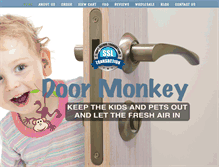 Tablet Screenshot of doormonkey.com